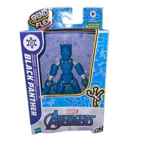 Marvel Hasbro Avengers Bend and Flex Missions Black Panther Ice Mission NIB Toy